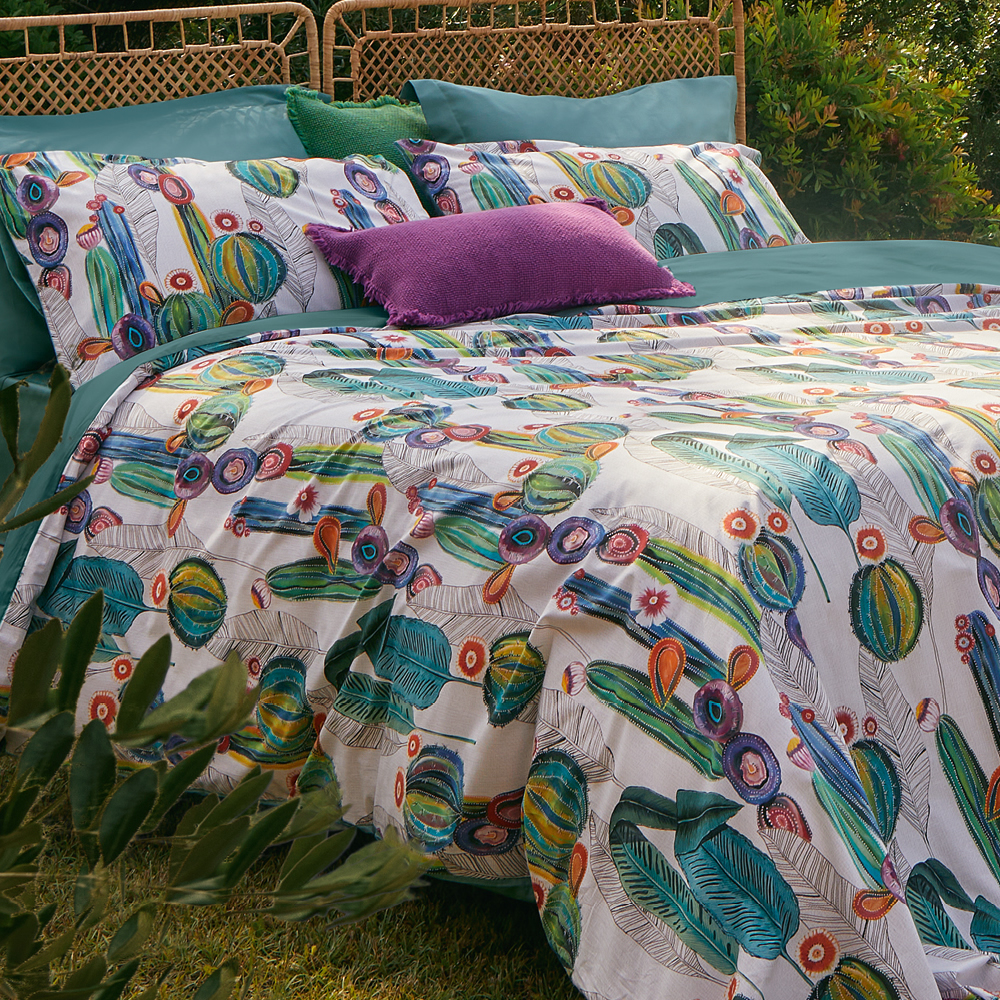 Image of PARURE COPRIPIUMINO FRIDA MATRIMONIALE FAZZINI