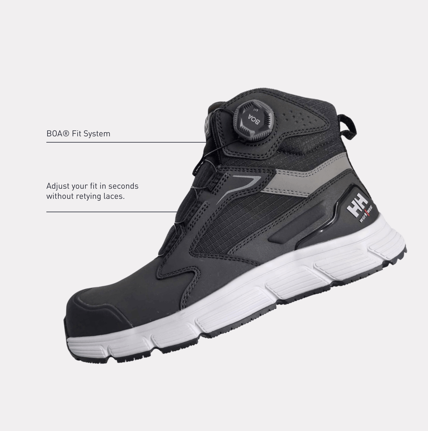 Secure fit, in seconds 