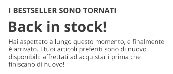 I bestseller sono tornati