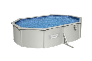 Image of Set piscina Hydrium grigio chiaro da 500x366x122 cm