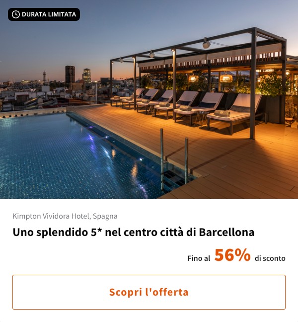 Uno splendido 5* nel centro città di Barcellona