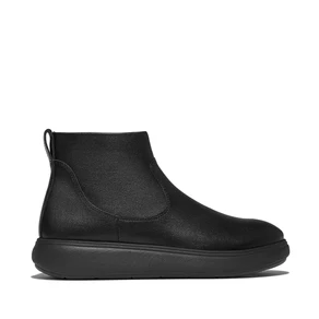 FitFlop Stivaletti Donna con Zip in Pelle Nero