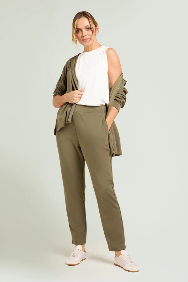 PANTALONI PULL-ON JOGGER IN JERSEY SCUBA