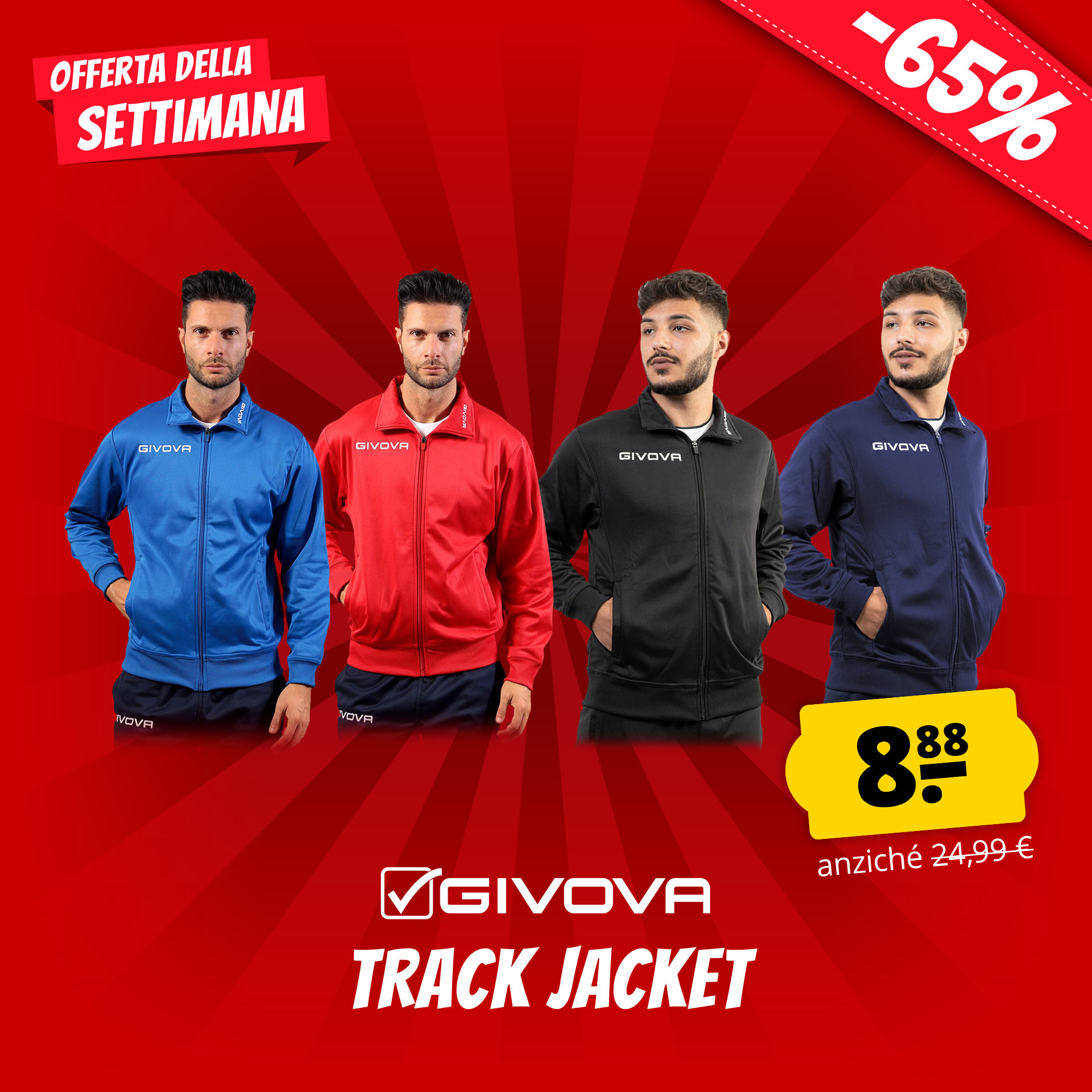 givova mono 500 giacca in pile per l allenamento