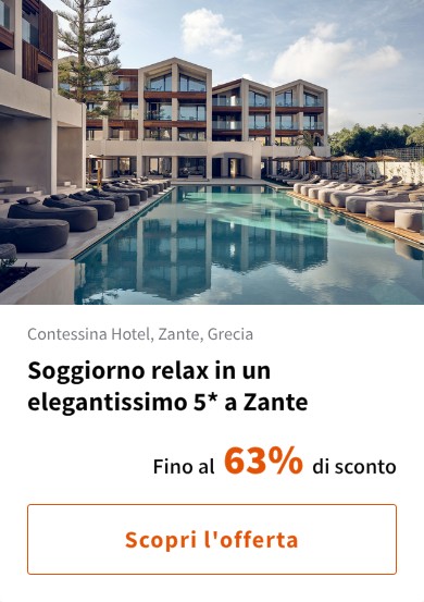 Soggiorno relax in un elegantissimo 5* a Zante