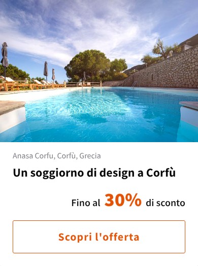 Un soggiorno di design a Corfù