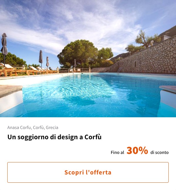 Un soggiorno di design a Corfù