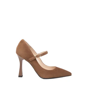 Nero Giardini Decollete Cinturino in Camoscio Malto