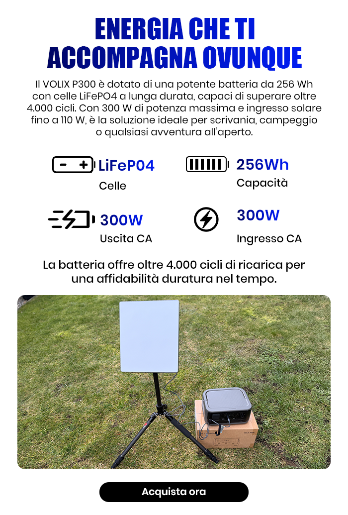 P300 generatore solare 300w kit