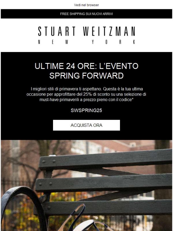 Ultima occasione: -25% sui must-have di primavera