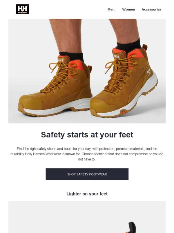 Find the right safety shoes and boots