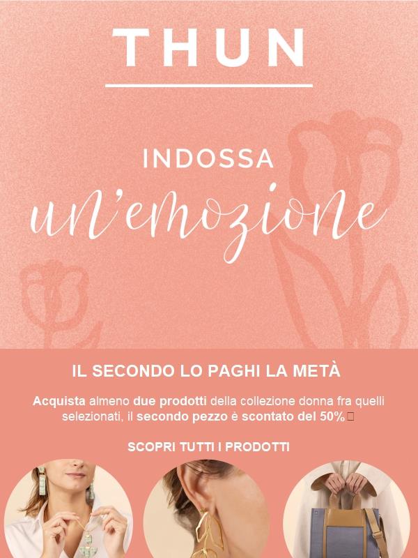 Il secondo lo paghi la metà 💍