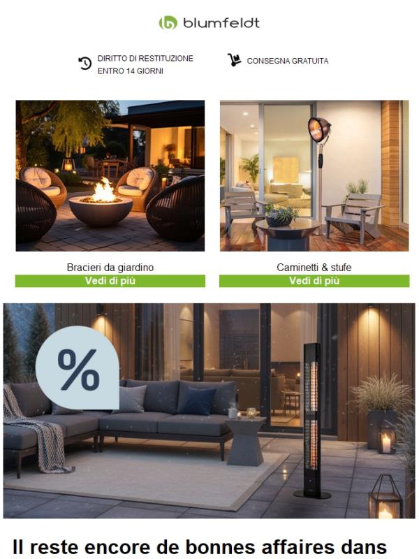 Ultimi  pezzi con sconti fino al 50% già da oggi – stiamo svuotando i magazzini!