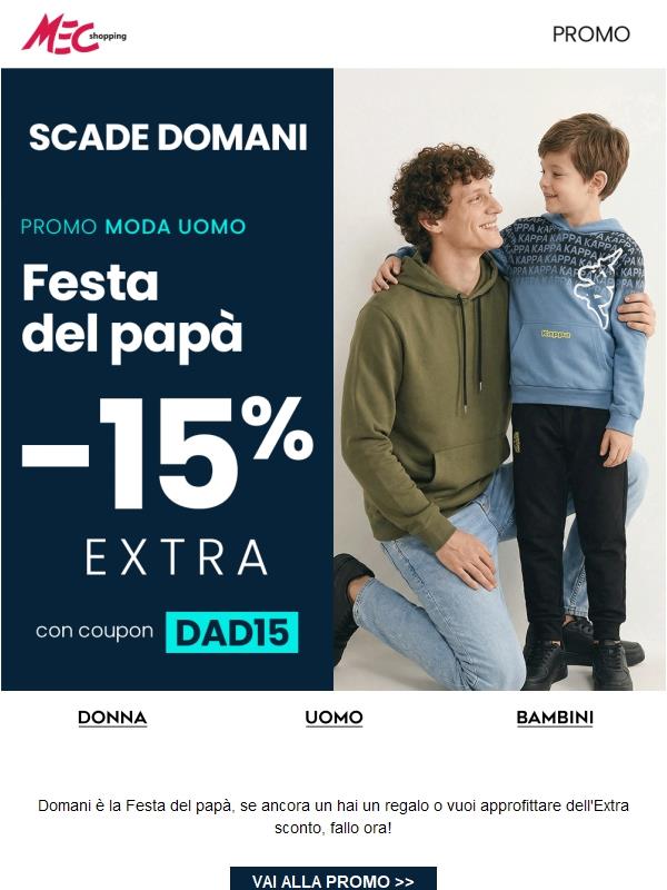 -15% Extra ⏰ scade domani!