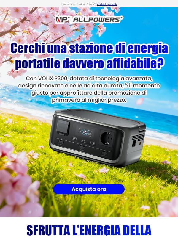 La tua stazione di energia portatile perfetta è qui
