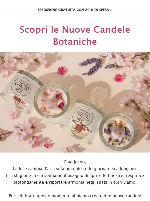 Sono arrivate le nuove candele di primavera 🌸