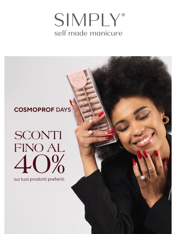 arrivano i Cosmoprof days sconti