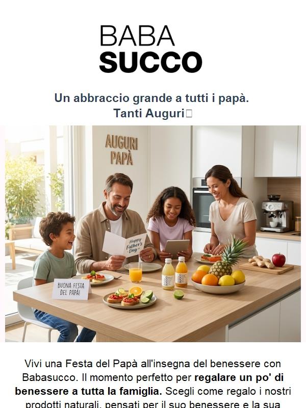 Festa del Papà: 10% regalo🎁
