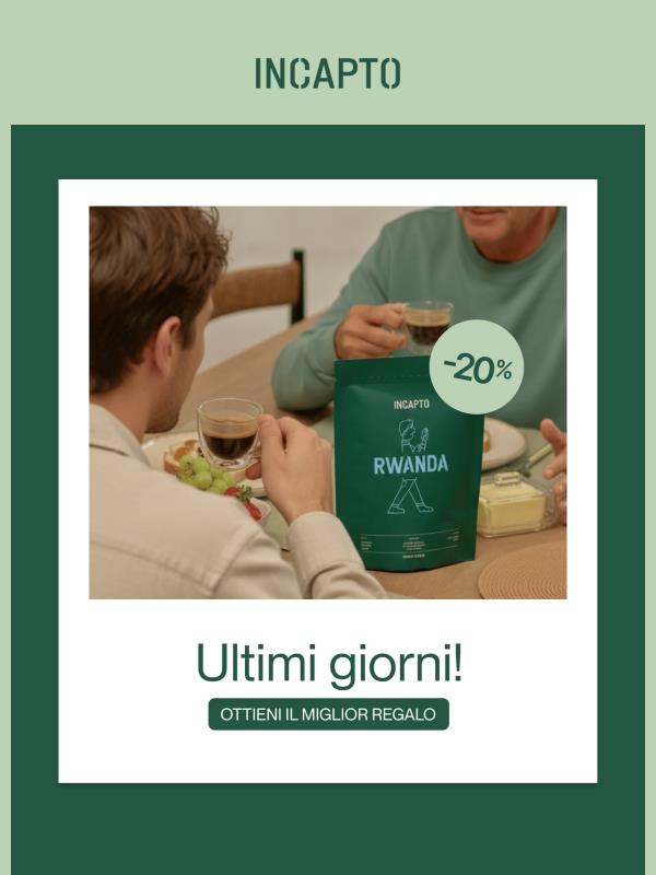 Il tuo regalo per la Festa del Papà con il 20% DI SCONTO 🎁