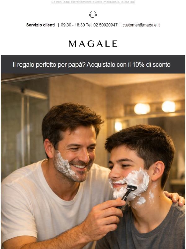 💙 Festa del Papà: Attrezzature da Barbershop al -10%✨