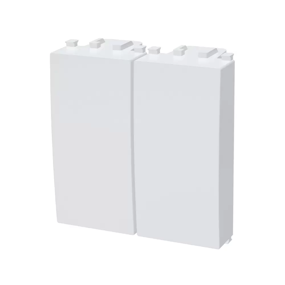 Tappo Falso Polo bianco compatibile anche con Vimar Plana 2 pezzi