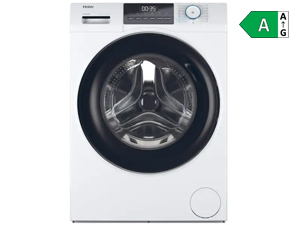 Haier HW90-BP14929A-S Lavatrice A Libera Installazione 9 Kg, 1400 Giri, AI Power Drive Inverter Motor, Pillow Drum, Classe A, Bianco