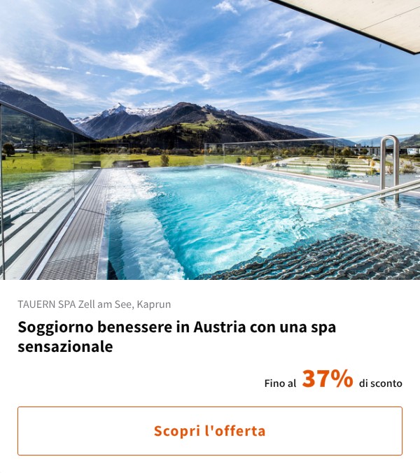 Soggiorno benessere in Austria con una spa sensazionale