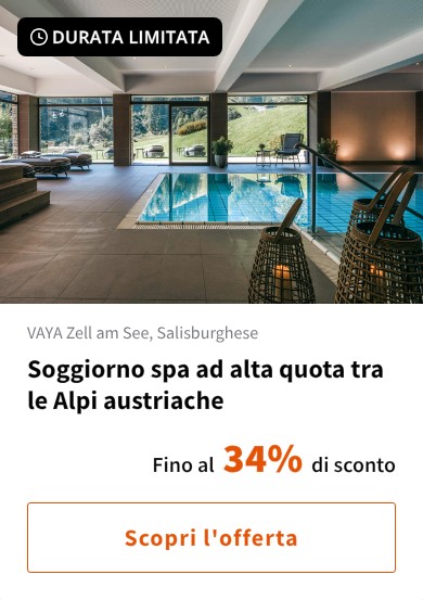 Soggiorno spa ad alta quota tra le Alpi austriache