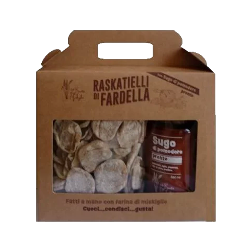 Raskatielli di Fardella con sugo pronto di pomodoro