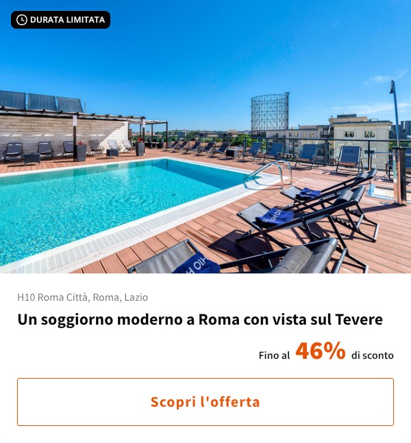 Un soggiorno moderno a Roma con vista sul Tevere