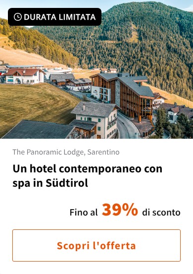 Un hotel contemporaneo con spa in Südtirol