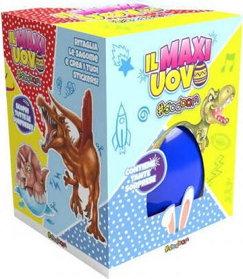 Maxi Uovo Sbabam Bimbo 2023 Uovo Di Pasqua Giocattolo Con Tante Sorprese Bambino Boy 3+ A Cicaboom