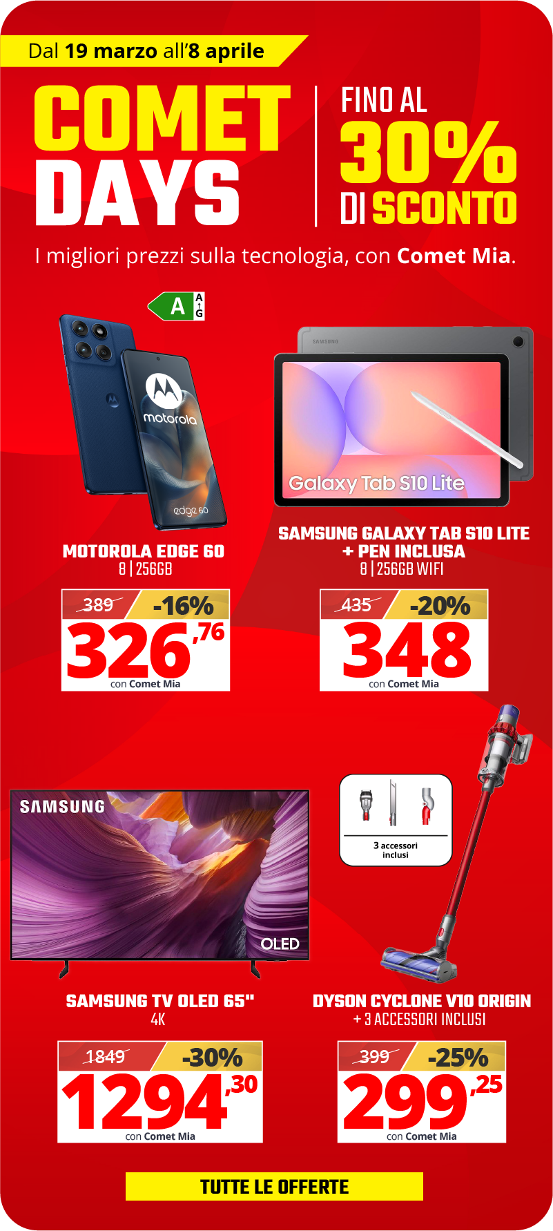 Volantino Comet Days