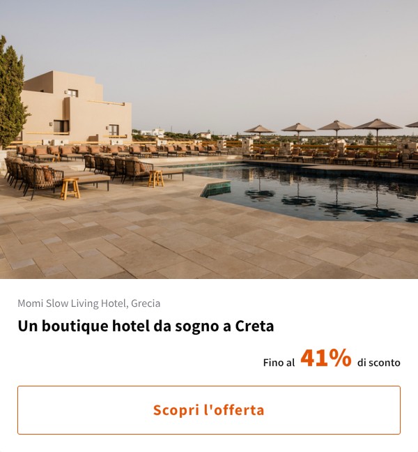 Un boutique hotel da sogno a Creta
