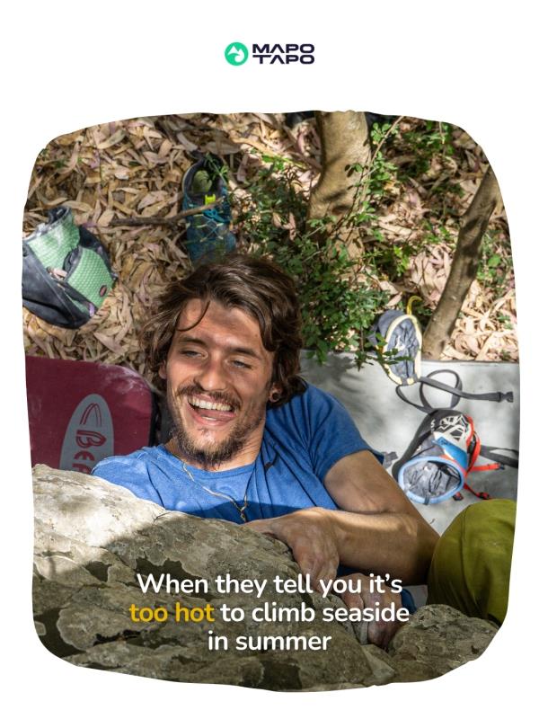 ❌🥵 They told you summer is not for climbing. Mapo Tapo begs to differ.