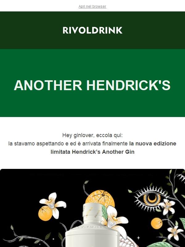 🍸️ Un altro Hendrick's??