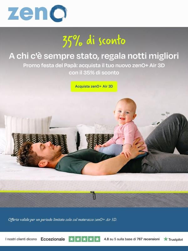 🔵 A chi c'è sempre stato, regala notti migliori... con il 35% di sconto