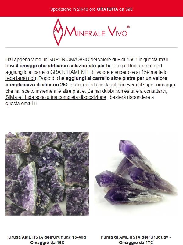 Sorpresa! HAI VINTO un omaggio 💥