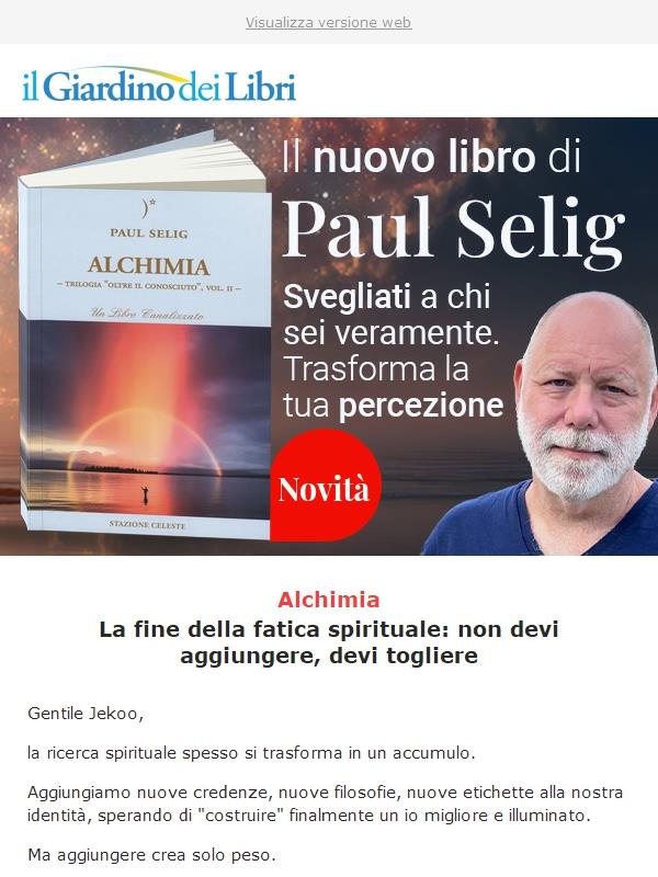 Alchimia: il segreto non è aggiungere, ma togliere