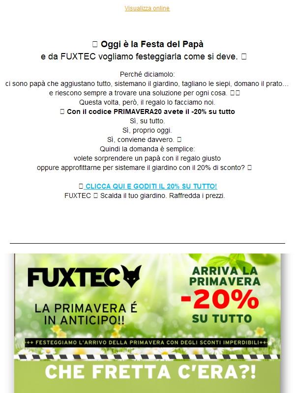 Festa del Papà 🎁 Il regalo giusto è al -20%