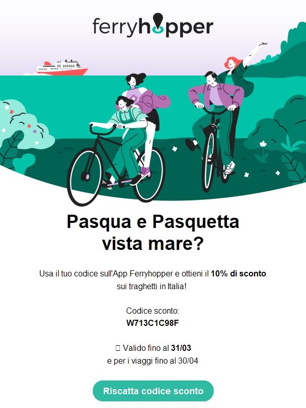 😎 -10% per la tua fuga di Pasqua