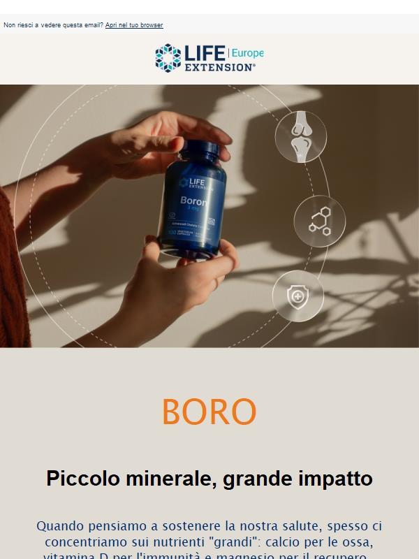 Boro: Minerale piccolo, grande impatto