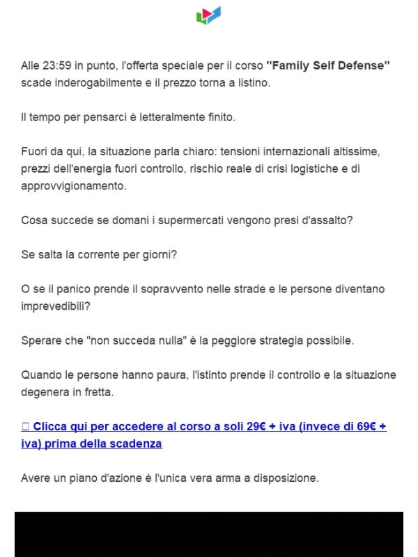 Tra 4 ore scade. Il problema fuori però rimane.