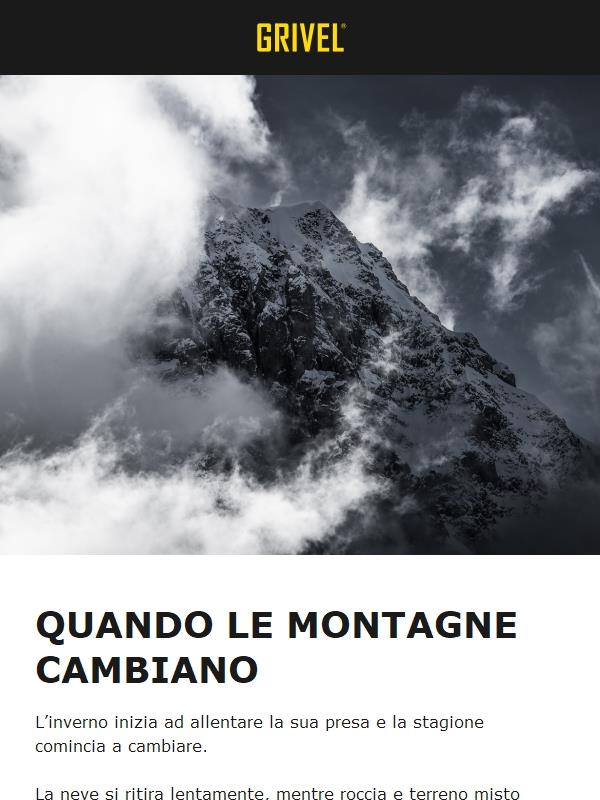 Quando le Montagne Cambiano