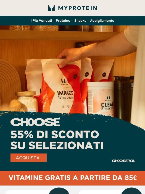 Inzia Ora ‼️ -55% sui Selezionati