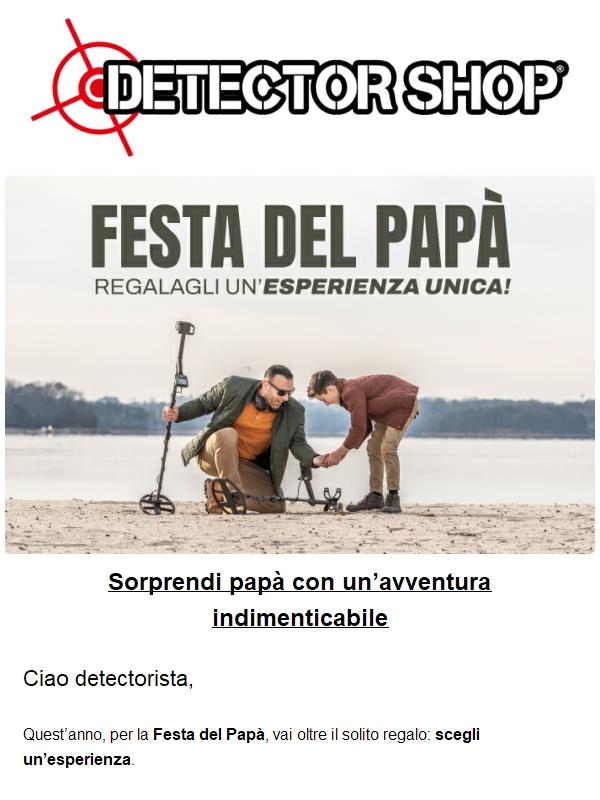 Un regalo diverso per la Festa del Papà