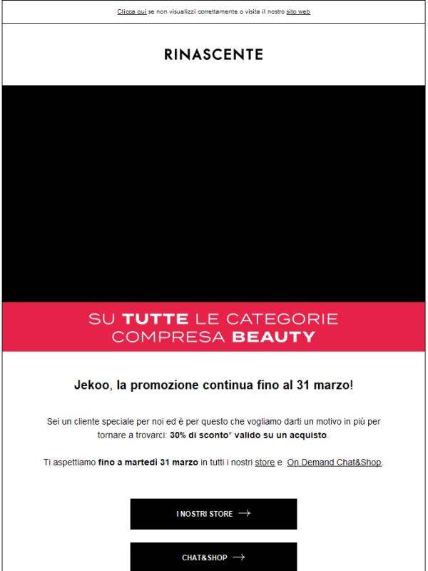 30% di sconto, la promozione continua!