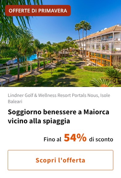 Soggiorno benessere a Maiorca vicino alla spiaggia
