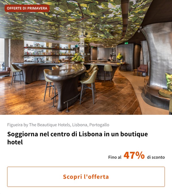 Soggiorna nel centro di Lisbona in un boutique hotel