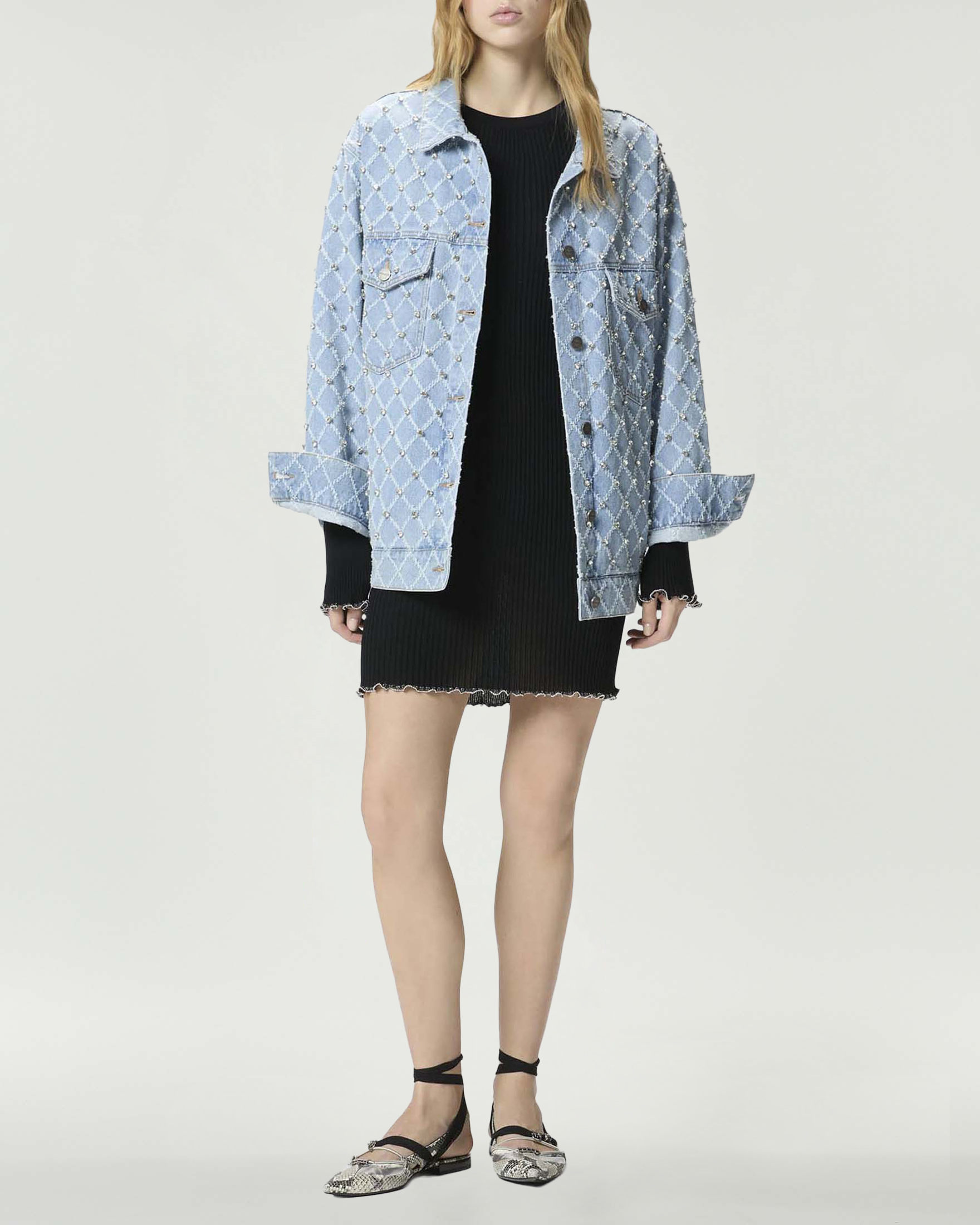 Acquista Giubbino in denim Pinko